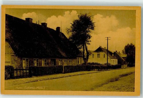 24806 W2377 Hohn b Rendsburg - Dorfstraße Reethaus