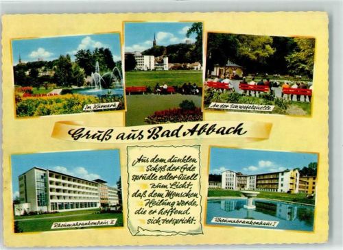 Bad Abbach Im Kurpark an der Schwefelquelle Rheumakrankenhaus