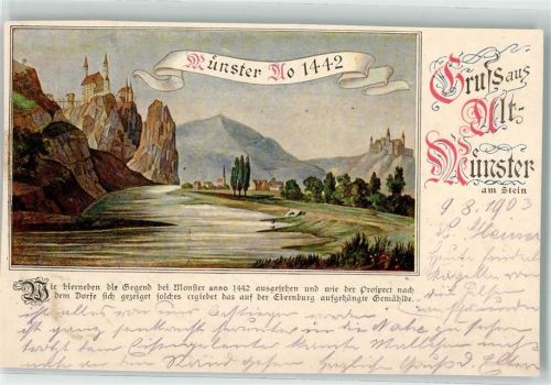 Bad Münster-Ebernburg 1903 Münster anno 1442