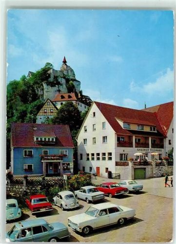 Hersbruck Burg Hohenstein Gasthaus Felsenburg VW-Käfer Opel