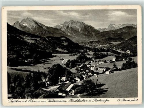 83471 W8240 Oberau b Berchtesgaden - Watzmann Hochkalter Reiteralpe