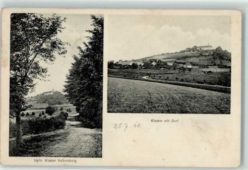 97769 W8788 Volkersberg 1910 - Franziskanerkloster mit Dorf