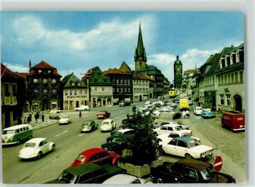 Lichtenfels Marktplatz VW Bulli VW Käfer VW Bus Mercedes Ford