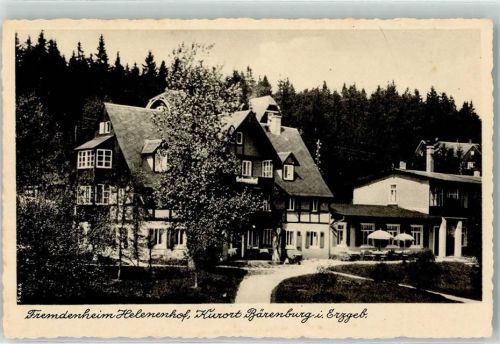 Bärenburg Foto AK Fremdenheim Helenenhof