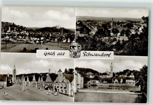 Schwandorf Gasthaus zur Post Pfarrkirche St. Jakob