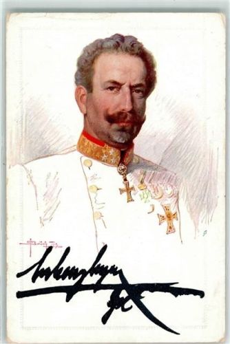 Erzherzog Eugen von Österreich Teschen sign. Brüsch