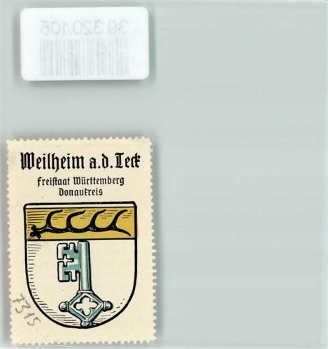 Weilheim Wappen Kaffee Hag Schlüssel Hirschstange