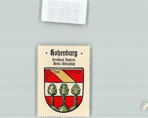 Hohenburg Wappen Kaffee Hag Nr. 28 ca. 1920-1940 Grüner Baum