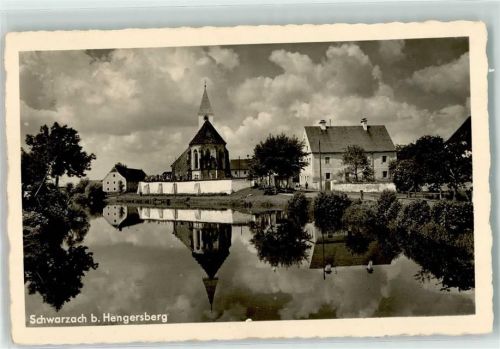 Schwarzach Pfarrkirche St. Peter und Paul Bahnpoststempel