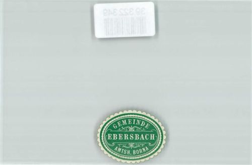 Ebersbach Gemeinde Ebersbach Amtsh. Borna