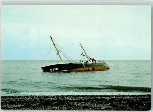 Fischerboot Strandung bei Dons
