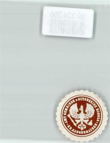 Roßla Amt Gemeinde u. Gutsbezirk Rossla Kr. Sangerhausen