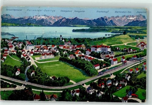 Tutzing Starnberger See Kawendel Gebirge Eisenbahn