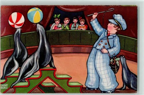 Zirkus Seelöwen Dressur Amag Nr.0387