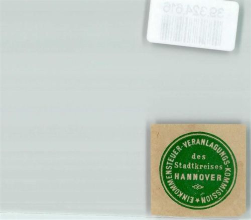 Hannover Einkommensteuer Verwaltungs Kommission des Stadtkreises Hannover