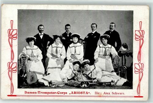 Damen Trompeter Corps : Ariosta AK Damenmusikgruppe Gebrauchsspuren