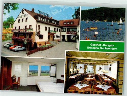Dechsendorf Hotel-Gasthaus Rangau Gästezimmer Gastraum Badeteich