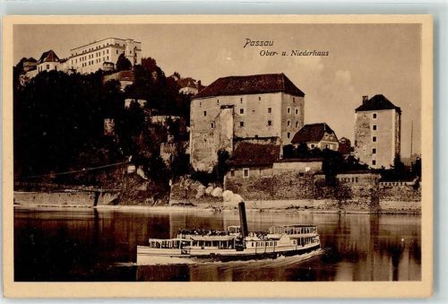 Passau Schiffe Personendampfer Oberhaus Niederhaus