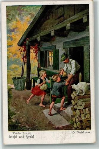 Brüder Grimm Hänsel und Gretel Karte 2 Nr 3713 Serie 125