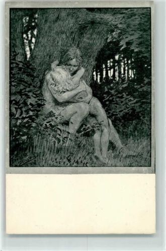 Nr. 48 Beichte Jugendstil AK