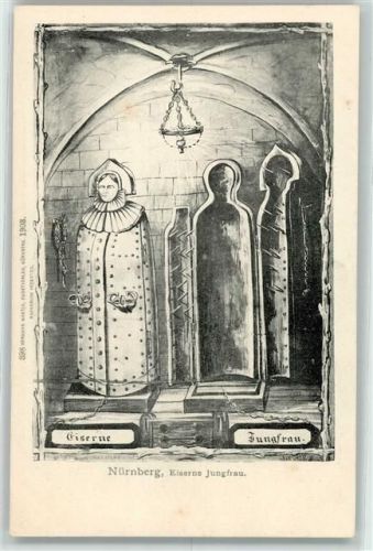 Nürnberg Eiserne Jungfrau Verlag Hermann Martin Nürnberg 1903 AK