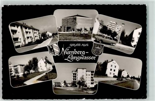 Nürnberg OT. Langwasser Siedlung Hochhäuser Wappen