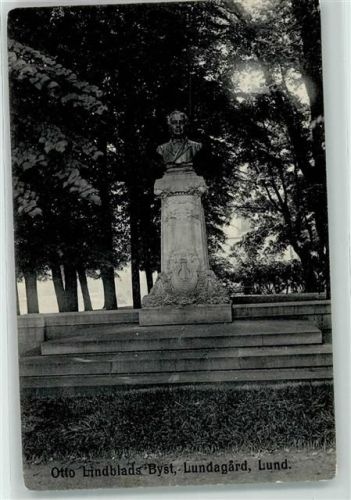 Lund 1909 - Otto Lindblads Byst Lundagard