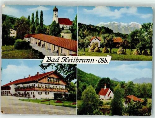 Bad Heilbrunn Wandelhalle Haus Enzian Haus Adlwart Ev. Kirche
