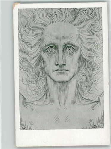 Nr. 54 Michael Antlitz Jugendstil AK