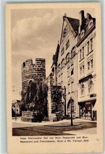 53111 W5300 Bonn - Hotel Rheinischer Hof Gasthaus zum Franziskaner