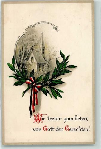 1915 Spruch Kirche AK