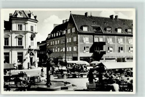 Ystad Stortorget Marktszene