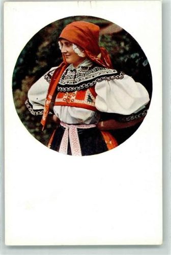 Uherské Hradiste Obrazky ze Slovacka Ort lt. Verlag Frau Tracht