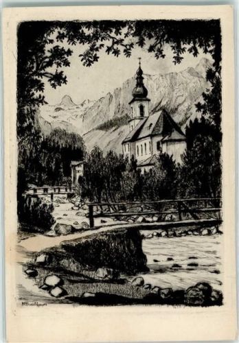 Ramsau Kirche St.Sebastian sign. H.Buschbaum