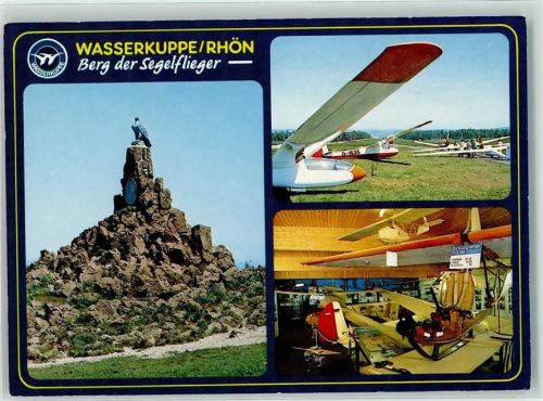 Gersfeld Wasserkuppe Berg der Segelflieger Adler Denkmal