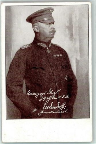Faksimile Unterschrift Ludendorff 1917
