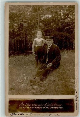 Stettin Grüsse Burg Kind Junge Mann Mütze Ort lt. Stempel