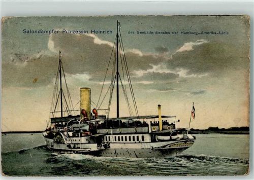 Schiffe Salondampfer Prinzessin Heinrich