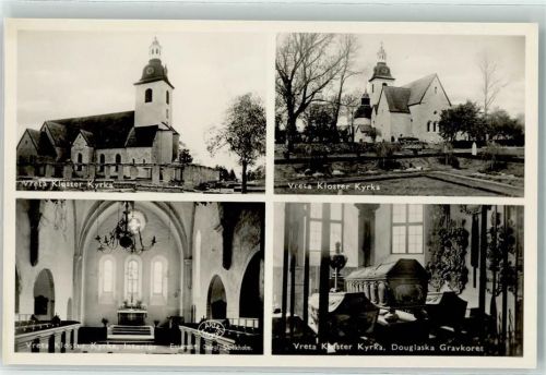 Linköping Skandinavien Vreta Kloster Kyrka Kirche Inneres Douglaska Gravkoret