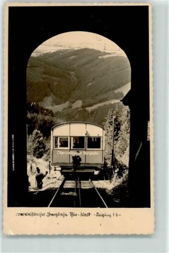 98744 O6421 Cursdorf Gebrauchsspuren Oberweißbacher Bergbahn Standseilbahn
