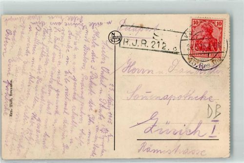 Ypres 1915 R. J. R. 212 Rue de Lille