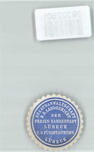 Lübeck Staatsanwaltschaft Landgericht Freie Hansestadt balu Weiß