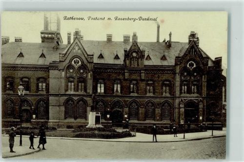 14712 O1830 Rathenow - Postamt Rosenberg-Denkmal