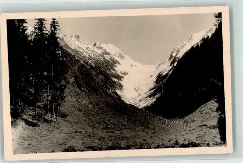 Gerlos 1246 m Zillertal Tirol Blick auf Schwarzachschneid Schnee