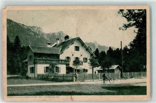 Linderhof Forsthaus Pürschling Fahrrad