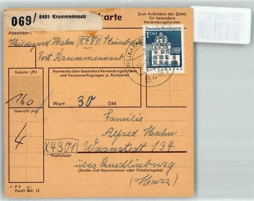 Krummennaab Paketkarte