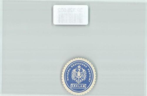 Anklam Postwesen Kaiserl. Deutsches Postamt Anklam