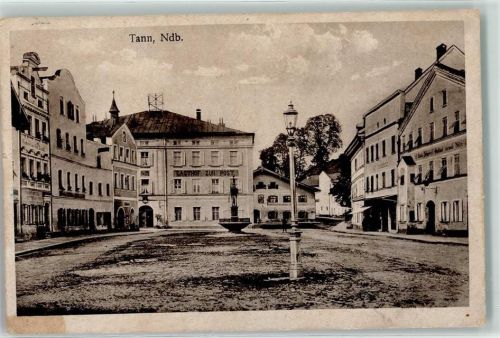 84367 W8342 Tann , Niederbay - Gasthaus zur Post Brunnen