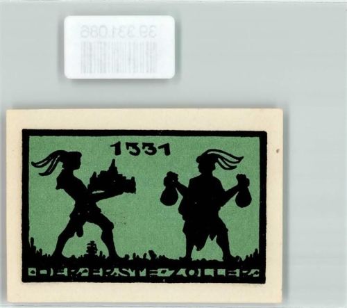Ansbach Notgeld 25 Pfennig Der Erste Zoller Wappen Fische