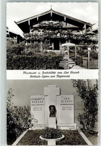 Rottach-Egern Museum und Grabstätte Leo Slezar